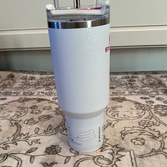 Stanley Pink and White Quencher H2.0 Tumbler - Picture 8 of 11